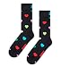 Produktbild Happy Socks HEART SOCK (DE/NL/SE/PL, Numerisch, 36, 40, Regular, Regular, MEHRFARBIG)