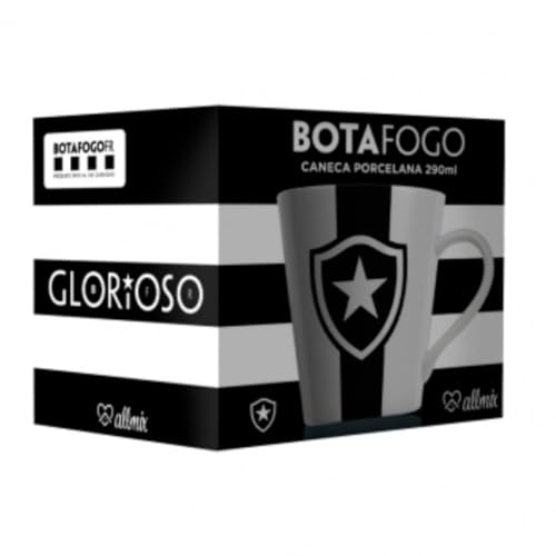Caneca de Porcelana do Botafogo 290ML - Allmix
