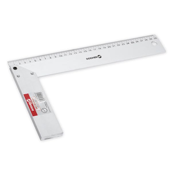 Equerre inoxydable professionnel Dogher 793-02-450 avec une épaisseur de 5 mm anti-déformation
