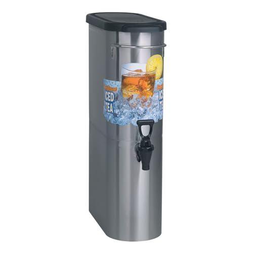 BUNN TDO-N-3.5 Oval Style narrow 3.5 Gallon Commercial Iced Tea Dispenser with Solid Lid by Bunn - Used condition - US$123.80