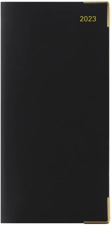 LETTS 23-081238 Notebook, Starts January 2023, Slim, Roma, Burgundy
