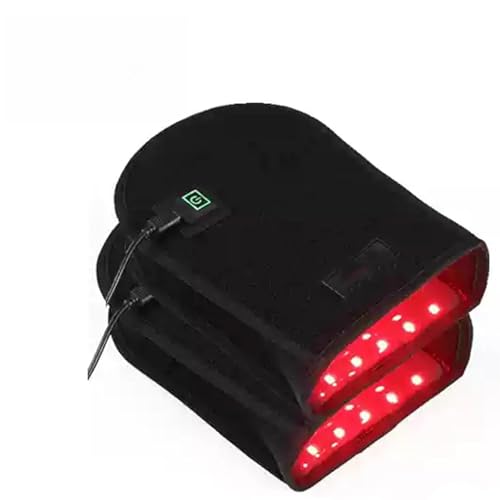 Par de guantes de terapia de luz roja, dispositivo de alivio del dolor de doble cara para lesiones deportivas y recuperación rápida, alivio eficaz para daños musculares y fiebre
