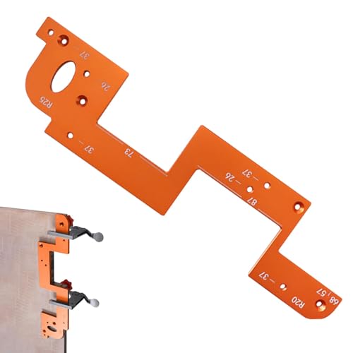 Gabarit de poignée de porte et guide de forage pour matériel d'armoire - 8