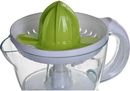 Vista 4 de Exprimidor eléctrico de cítricos, grande 24 oz. jarra, activada por presión, escariadores para frutas grandes y pequeñas, control de pulpa