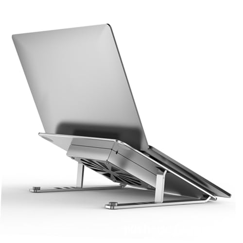 Base de aluminio con ventilador LED para portátil ajustable miniatura 7