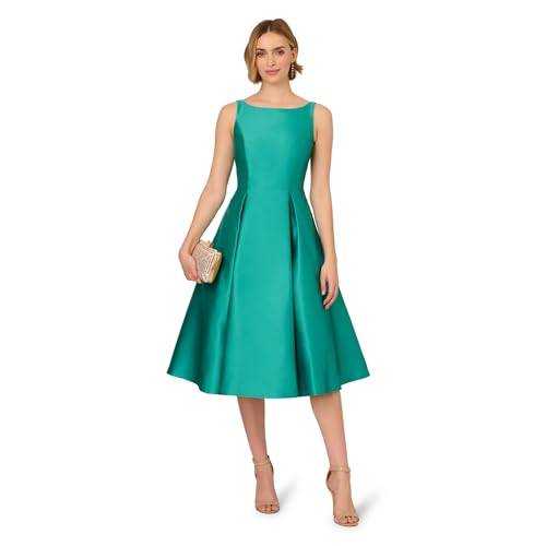 Image of Adrianna Papell Sleeveless Tea Length Dress