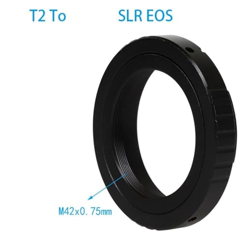Adaptador T2 M42 telescopio astronómico anillo montaje lente cámara rosca 0.75mm 2
