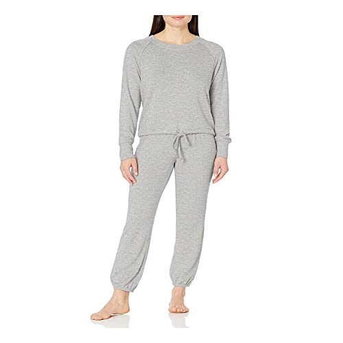 UGG womens Gable Pajama Set, Grey Heather, Small US