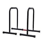 BJTDLLX 440lbs Adjustable Dip Bar, Heavy Duty Calisthenics Dip Station with Adjustable Parallel Dip Bars, Home Dip Stand Body Press Bar Parallel Bars Dip Equipment for Calisthenics, Strength Training