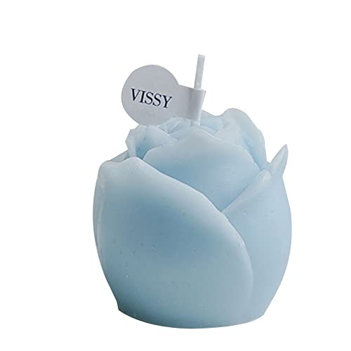 Candele profumate aromatiche decorative fatte a mano in cera di rosa regalo di San Valentino Puntelli per foto Decor Candele profumate