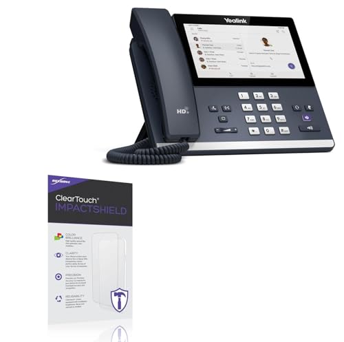 BoxWave Screen Protector Compatible with Yealink MP56 - ClearTouch ImpactShield (2-Pack), Impenetrable Screen Protector Flexible Film