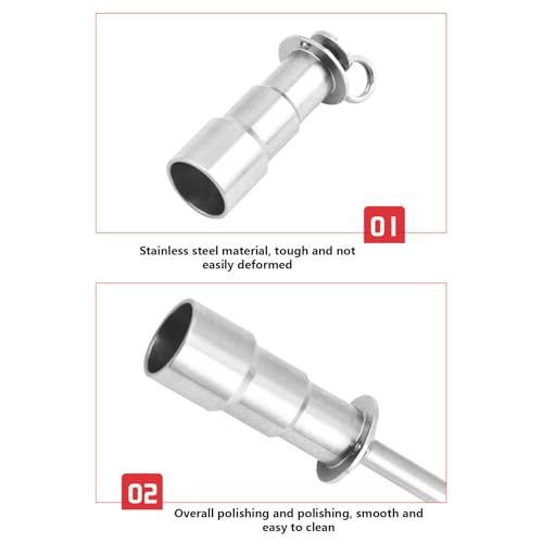 Corrector de acero inoxidable para anzuelo de calamar con diseño resistente a la corrosión 6