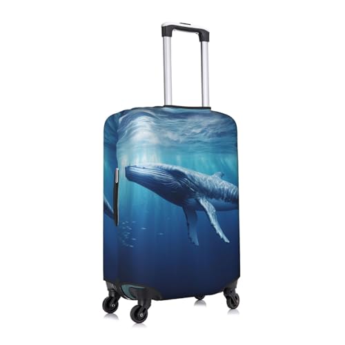 Ocean Mammal Whale Print Suitcase Covers For Luggage Suitcase Cover Travel Luggage Cover Fits 18-32 Inch Suitcases3