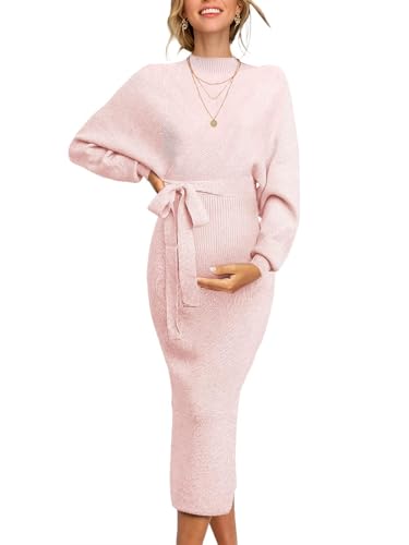 Seiciviy Winter Fall Maternity Sweater Dress 2025...