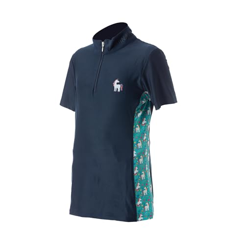 Equinavia Lena Kids Short Sleeve Quarter Zip Shirt