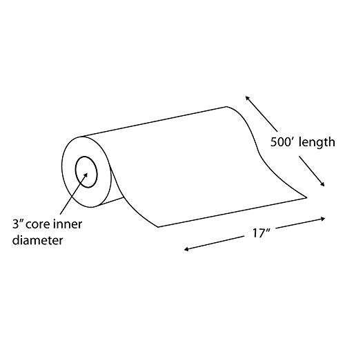 Alliance Wide Format Paper Rolls, 20Lb With 3" Core (17 In X 500 Ft | 3" Core, 20Lb | 4 Rolls) #TOP7