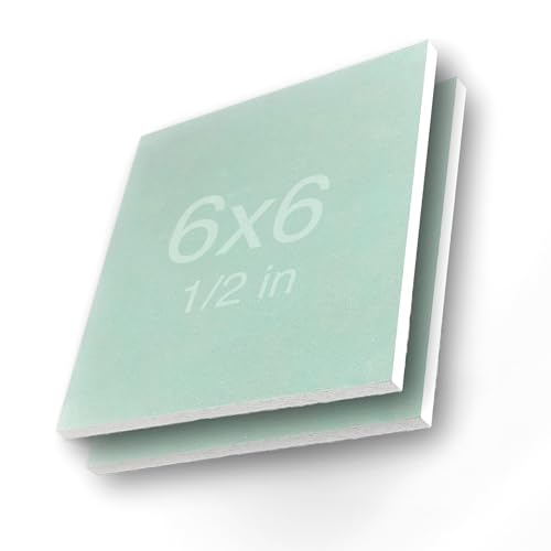 Denex Drywall Repair Panel - 6x6x1/2 - (2 Pack) - Moisture Resistant