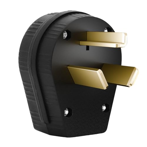 Nema 10-30P Wire grounding Straight Blade Plug