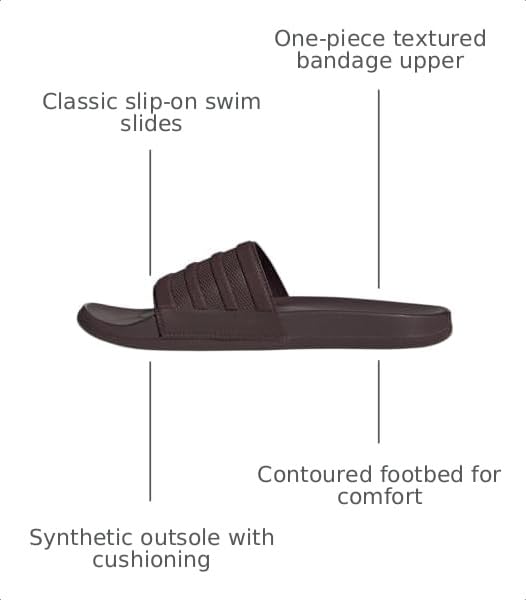 Image of adidas unisex-adult Adilette Comfort Slide Sandal