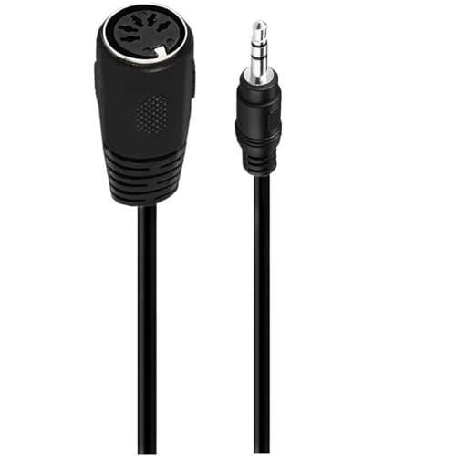 Adaptador 5Pin DIN Hembra a Jack 3.5mm Macho 1.5 m miniatura 3