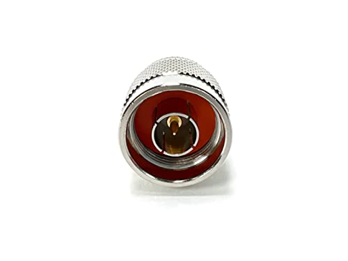 Adaptador RF Coax Mini UHF Hembra a N Macho 2 pzas miniatura 3