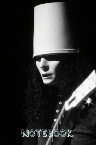 Notebook : Buckethead Rock Band Writing Notebook Gift For Men Women Teens size 6x9 College Ruled Pages Thankgiving Notebook #640