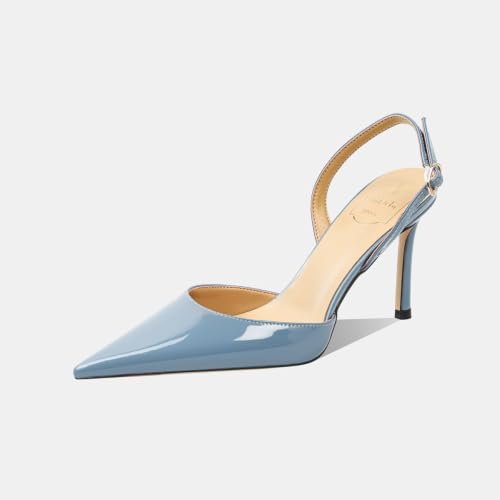 Talons aiguilles à dos ouvert de 8 à 12 cm pour soirées chics
