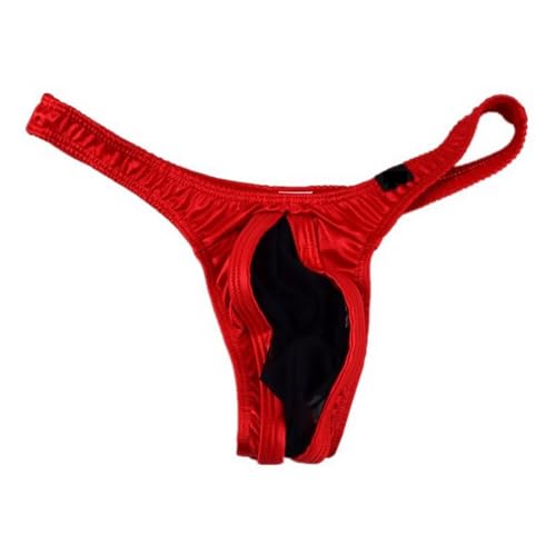 Men's Low Rise Pouch Thong-High Elasticity Ice Silk Mesh Briefs with Comfortable Fit and Breathability2