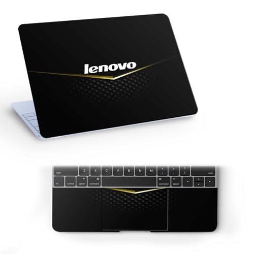Image of Pattern L10 Top+Wrist Pad Vinyl Laptop Skin /Sticker /Cover for 13 to 13.3 Inches Laptops Laminated-Removable-HD Quality Compatible for Lenovo (13x9.2 Inches)