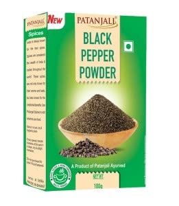 Patanjali Black Pepper Powder 3.5 oz 100 gm, 4