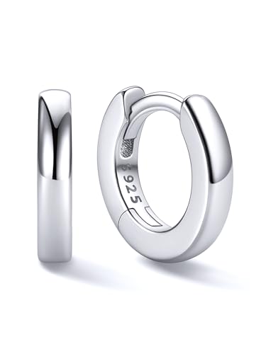 Créoles argent 925 massif ChicSilver femme boucles oreilles mini anneau hoop