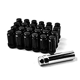 »Menge: 24 Black Closed End-Rasenmuttern