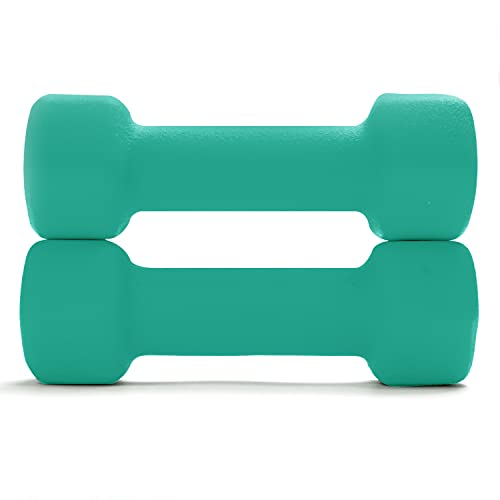 Fitness Republic Neoprene Weights Dumbbells Set, Hand Weights For Women Dumbells, 5 Set Weights Non-Slip, Hex Shape, Free Weight Dumbbell Sets For Strength Building (2Lb,4Lb,6Lb,8Lb & 10Lb) #TOP1
