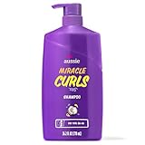 Aussie Miracle Curls Shampoo for Curly Hair with Coconut Oil, Paraben Free, 26.2 oz, 778 ml