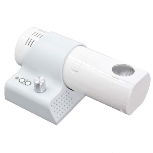 Reloj despertador proyector con mando a distancia, reloj analógico de proyección LED, números romanos y arábigos conmutables, rotación de 180°