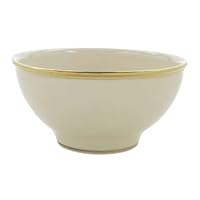 Algopix Similar Product 12 - Lenox Eternal Rice Bowl, ivory, gold