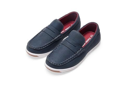 Image of Boys Loafers Kids Casual Boat Shoes School Boys Dress Shoes