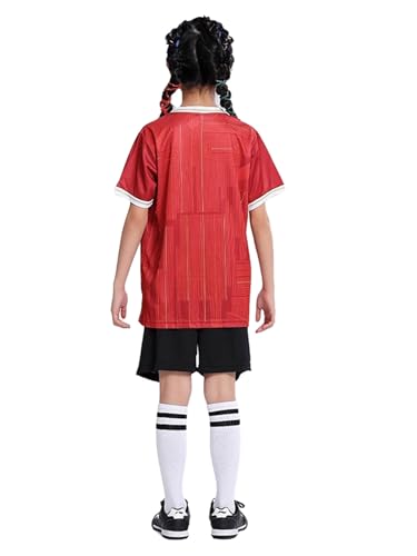 Kids Girls Boys 2 Piece Quick Dry Sports Outfit Gradient Tops with Shorts Set Sportswear2