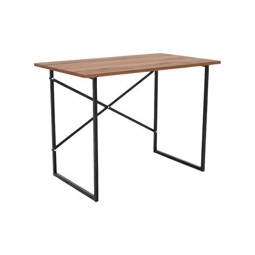 MyosHome - Escritorio para Ordenador, Mesa Escritorio para la Habitación, Atlantic Pine Metal 90 x 60 x 73 cm Thais
