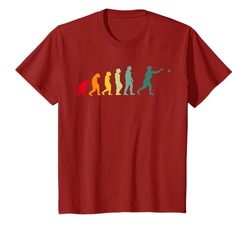 Pétanque Cadeau Évolution de la Pétanque T-Shirt Humoristique Multicolore T-Shirt à Manches Courtes pour Homme-Adulte Unisex Size S