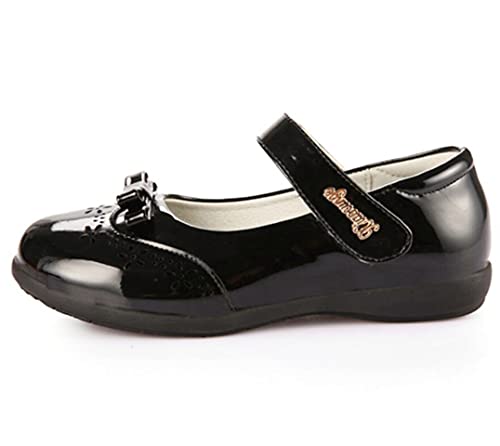 Girl's Classic Mary Jane Flat School Uniform Oxford Party Princess Dress Shoes for Toddler/Little Kid2