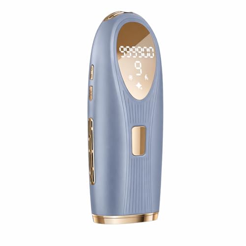 Depiladora Láser IPL con Refrigeración 5°C, 9 Niveles de Energía, 999.900 Flashes, 3 Funciones HR/RA/SC, Depiladora Luz Pulsada para Rostro, Bikini y Cuerpo, Uso en Casa