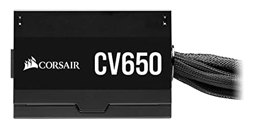 CV650 80 PLUS Bronze Non Modulare ATX 650 Watt Alimentatore, Alimentazione Continua a Piena Potenza, Ventola a Bassa Rumorosità con Controllo Termico 120 mm, Alloggiamento Compatto, EU, Nero - Alimentatore - Immagine 2