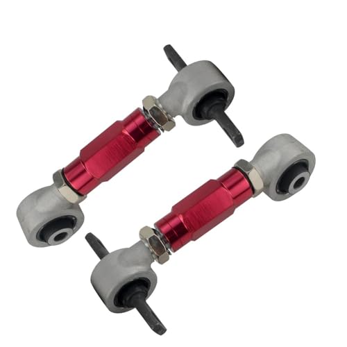 Bras de suspension avant et kit carrossage arrière rouge pour Honda Civic Integra CRX