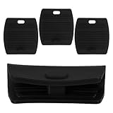 VERDANVERSE 4 Piezas 4 Fundas para Mango de Sartén Resistentes al Calor, Silicona Negra Aislante para Asas Aplicables de Ollas y Sartenes, Accesorio Seguro para Cocina y Utensilios Domésticos