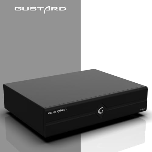 Image of Gustard N18 pro HiFi Audio Network Switch - 1*SFP + 5*10 /100 /1000M Adaptive ethernet Interface + 1*10M BNC (Black)