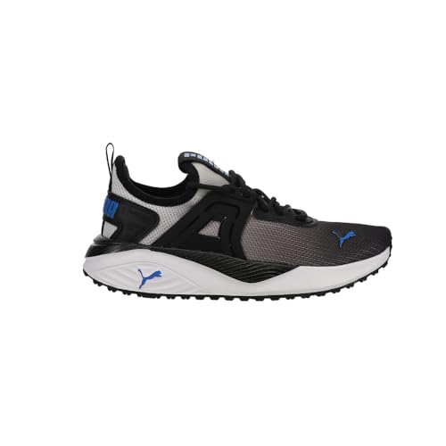 Image of Puma Unisex-Child, Pacer 23 Mesh Fade, Puma Black-Feather Gray-Puma Team Royal, Big Kid, 6