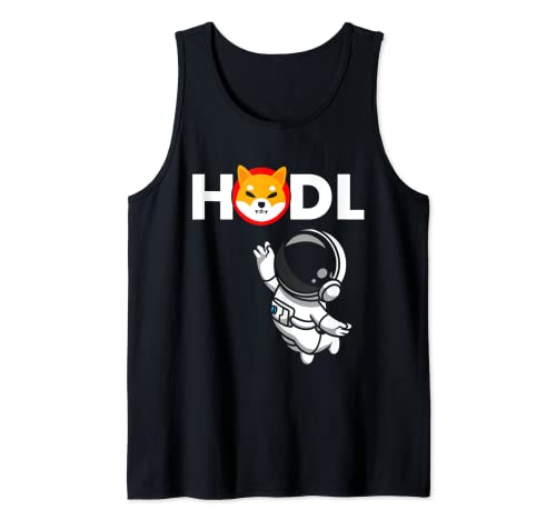 Mantenga la moneda del token de criptomoneda Shiba Inu Crypto Coin Camiseta sin Mangas