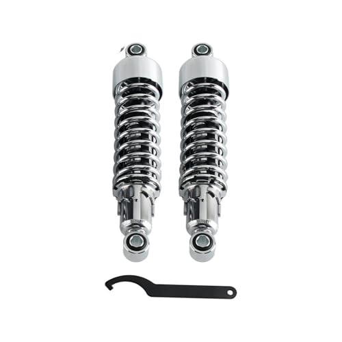 Amortisseur arrière 298mm chrome pour moto Sportster XL883 et XL1200