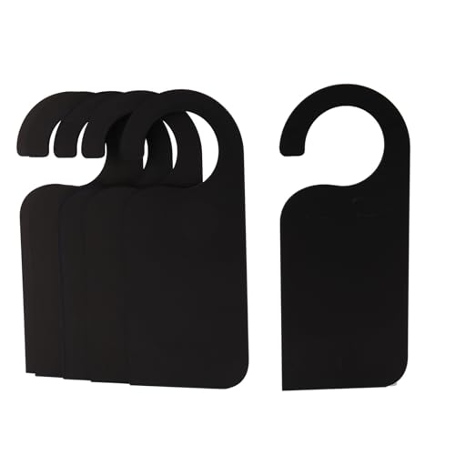 Mini pizarra de madera para colgar con doble cara borrable para notas en pomos 2